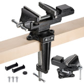 CTrowelpro dual-purpose vise with 360-degree swivel base for flexible clamping.