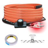 Cupohus heat tape thermostat protecting pipes from freezing