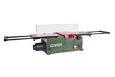 Cutech 40180HI spiral cutterhead for ultra-smooth planing and lower amp draw.