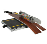 CUTTEREX 13inch vinyl floor cutter in action, wide-cut capability on VCT floors