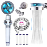 CWPW high-pressure shower head in blue offering a powerful, refreshing rinse
