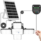 Cybrasc solar shed light with dual switch for instant on/off and mode control