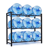 CZMY 9-tray rack overview for organized 3- and 5-gallon bottle storage