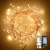 Dailyart Fairy Lights 200 LED copper wire for flexible indoor decor and warm ambient glow.