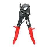 DAJATOOLS ratchet cable cutter demonstrating copper 240 mm² cutting capability for clean cuts
