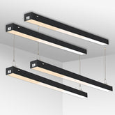 Dakason 4ft LED linear light with sleek aluminum housing for modern offices.