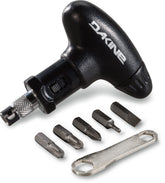Dakine Torque Driver multi-tool in action for on-the-go repairs.