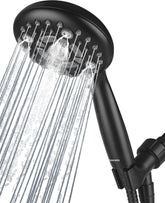 DAKINGS 6-spray handheld showerhead with six modes for a customizable shower.