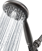 DAKINGS showerhead with 6 spray modes for personalized cleansing and comfort.
