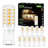 Dalattin G9 LED bulb 4W replaces 40W halogen with warm 3000K chandelier glow.