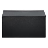 Dalmbox wall mount mailbox front view showing sturdy galvanized steel for outdoor use