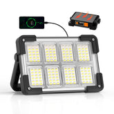 DANCINGBOAR 120W solar work light front view for night project illumination