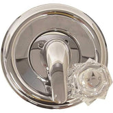 DANCO 10003 tub trim kit front view showing chrome finish and compatibility with Delta valves