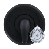 Danco 11083 matte black trim with faceplate updates Moen shower aesthetics.