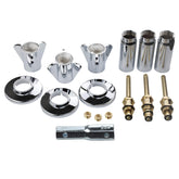 Danco Sayco tub/shower remodeling kit in chrome enhances bathroom fixtures