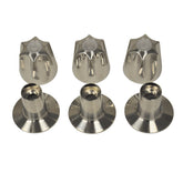 Danco Verve 3-handle trim kit assembly in brushed nickel for tub/shower
