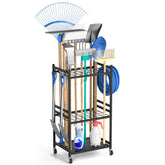 DAOUTIME garden organizer with wheels enables easy yard movement