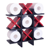 DAOYOUSKY Tic Tac Toe holder stand for organized bathroom storage.