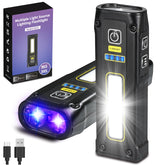 Darkbeam UV Flashlight 365/395nm highlights fluorescence for detection at night