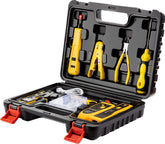 Dasxskj pass-through crimp tool in case for fast terminations