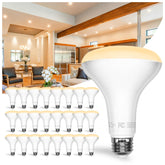 DAYBETTER BR30 dimmable bulb close-up for adjustable brightness in living spaces