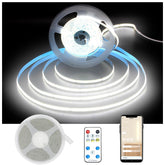 DAYBETTER COB LED strip with remote control for quick room lighting adjustments