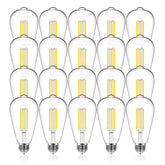 DAYBETTER ST58 edison bulb with clear glass for vintage ceiling lighting