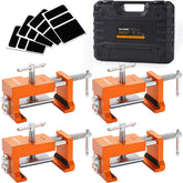 DAYDOOR professional cabinet clamps 4-pack for precise woodworking and installation