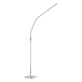 Daylight Slimline 4 floor lamp in brushed steel shows true color for precise crafts