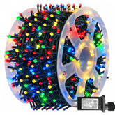 Dazzle Bright 500 LED string lights illuminate indoor and outdoor decor with bright, even coverage.