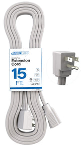 DDON USA appliance extension cord 15ft length, ideal for powering large appliances from a distant outlet.