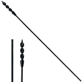 DECKRKAT 54-inch flexible installer drill bit ready to pull wires through a wall