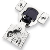 Decobasics soft-close hinges overview showing calm, quiet cabinet doors