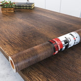 Decotalk wood grain contact paper roll for realistic wood finish and quick furniture updates