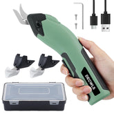 Decwls cordless electric scissors with ergonomic-grip for precise fabric cutting