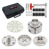 DEEFIINE 4-inch wood lathe chuck set ready for stable, precise turning