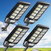 Deepn solar lights outdoor front yard setup for safe nighttime visibility.