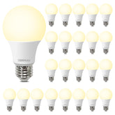 DEGNJU A19 LED bulb in socket for quick install and energy savings.