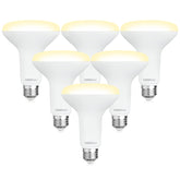 DEGNJU BR30 dimmable LED bulb in a recessed can for smooth lighting