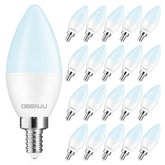 DEGNJU chandelier bulb 60W equivalent for bright, energy-efficient illumination.