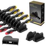 DEHOYI magnetic modular screwdriver organizer base keeps tools secure in metal drawers.