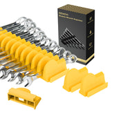 DEHOYI magnetic wrench organizer in a drawer keeps wrenches neatly accessible