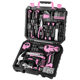 DEKOPRO 8V pink cordless drill with LED for easy drilling and screw driving