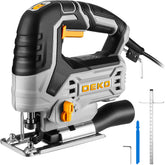 DEKOPRO jig saw corded power enables smooth wood cuts