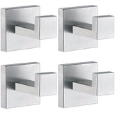 Delarkusi towel hook in brushed nickel close-up highlighting durable, rust-resistant stainless steel for bathrooms