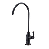 Delle Rosa drinking water faucet with brass body for durable, safe kitchen filtration.
