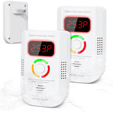 Deller carbon monoxide detector plug-in wall with reliable CO monitoring