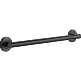 Delta 41824-BL contemporary grab bar 24in provides sturdy shower support.