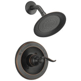 Delta Windemere 14 Series shower head delivers a strong full-body spray for a spa-like experience.