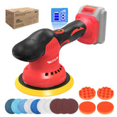 DEVTBLUN cordless buffer polisher compatible with Milwaukee M18 for outdoor detailing